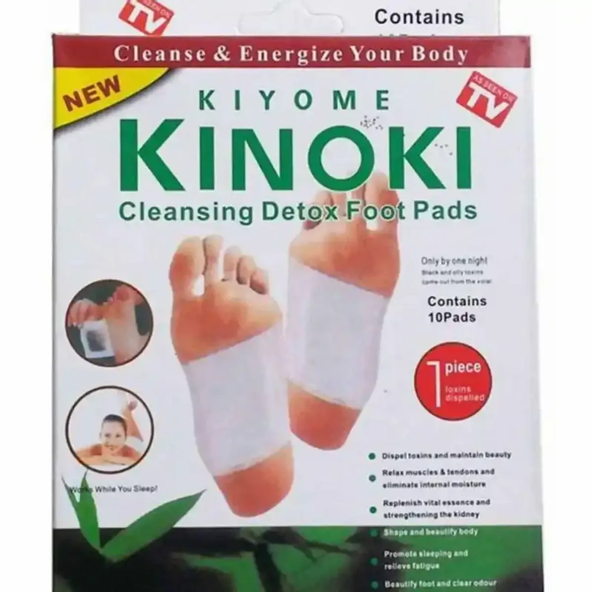 Kinoki detox foot pad 10 pis